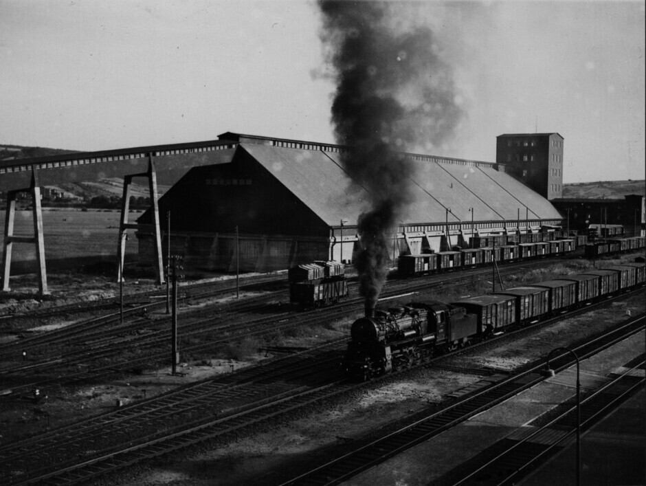 Gleisanschluss im Kaliwerk Heringen / Werra